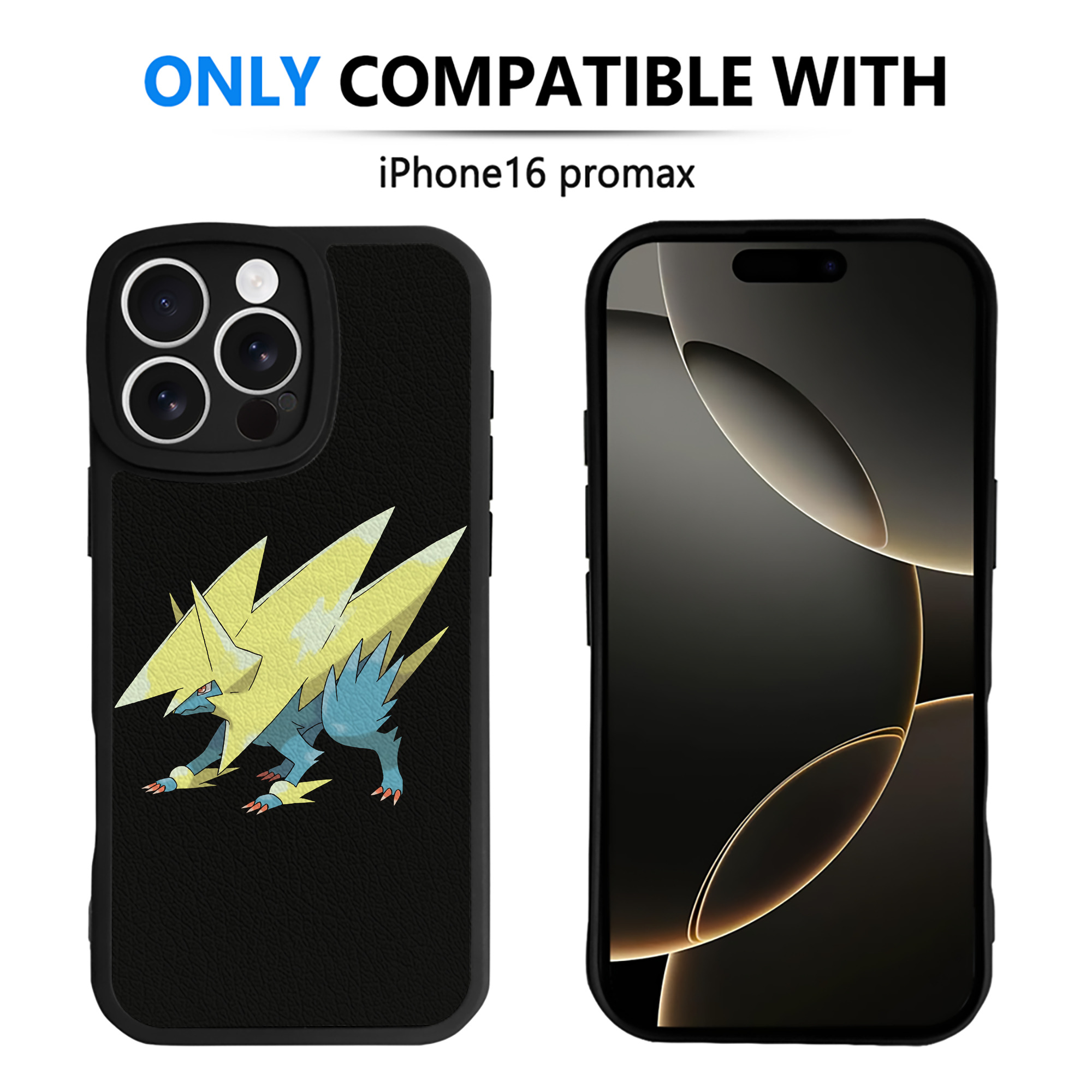 （画像用） ポケットモンスター Pokémon 【iPhone 16シリーズ対応】シリコンスマホケース（レザー調） 材質：シリコン